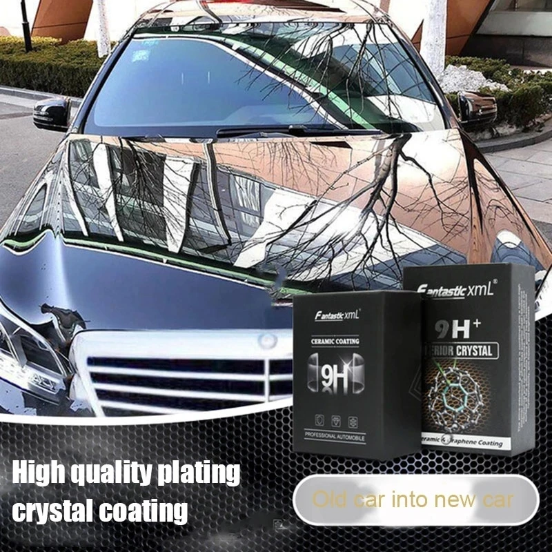 For Car 50ML 9H Hardness Car Detailing Ceramic Coating Car Products Graphene Glass Plated Crystal Car Polish Car Accessories