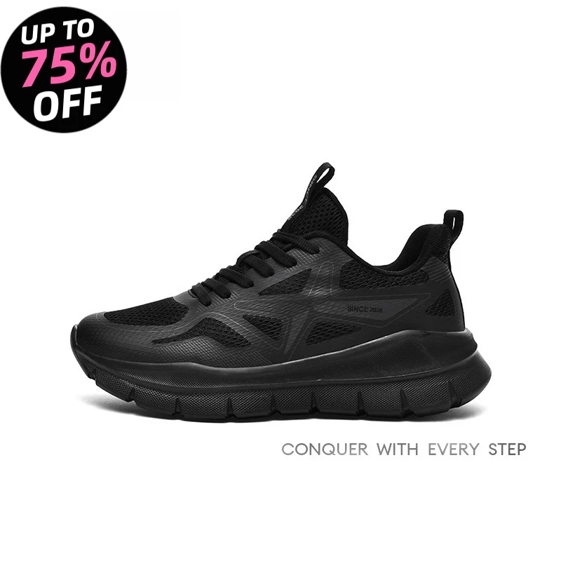 

2026 Men's Running Shoes Marathon Breathable Lightweight Women's Comfortable Casual Athletic Nonskid Walking Sports Sneakers