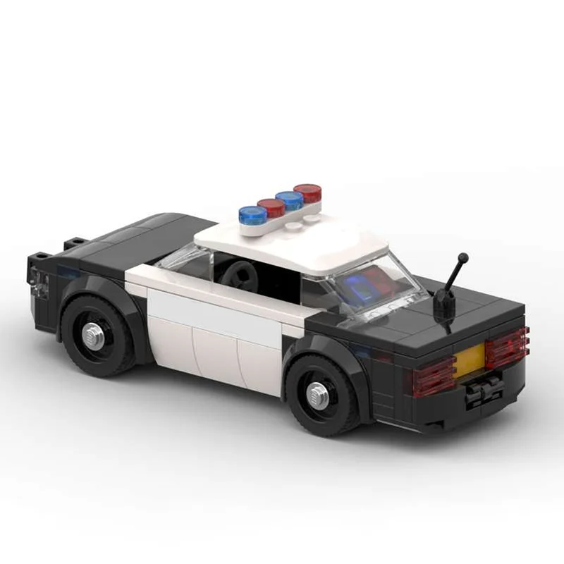 165pcs MOC POLICE patrol car City Trafficed Model Building blocks Construction Assemble toy idea Brick Christmas gifts Kids