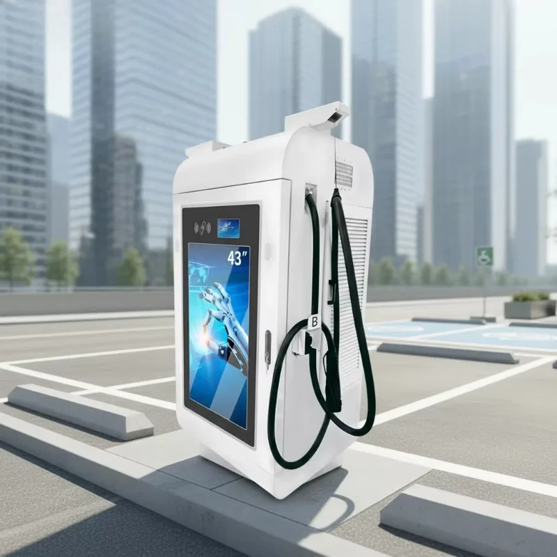 Dual Gun Floor Mounted 360kW DC Fast EV Charger CCS2 for Electric Vehicle Charging Station High Speed Custom