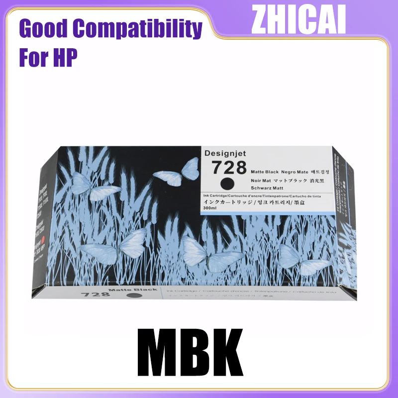 Imagem -03 - Cartucho de Tinta Compatível com Hp728 Cores 300ml para hp 728 Hp728 Adequado para Impressora Jato de Tinta Designjet T730 T830 Novo