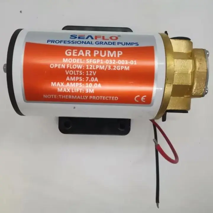 12V SFGP1-032-003-01 / 24V SFGP2-032-003-01 3.2GPM 12LPM Oil Gear Pump Marine Boat RV Caravan