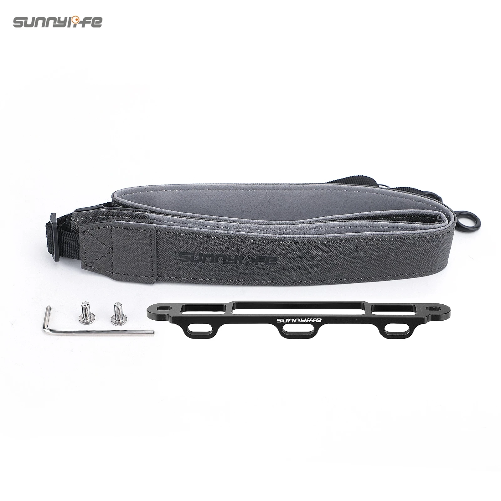 Sunnylife – support de cintre de contrôleur RC avec lanière en cuir PU, ceinture d'épaule, lanière pour DJI Mavic Mini 3 Pro