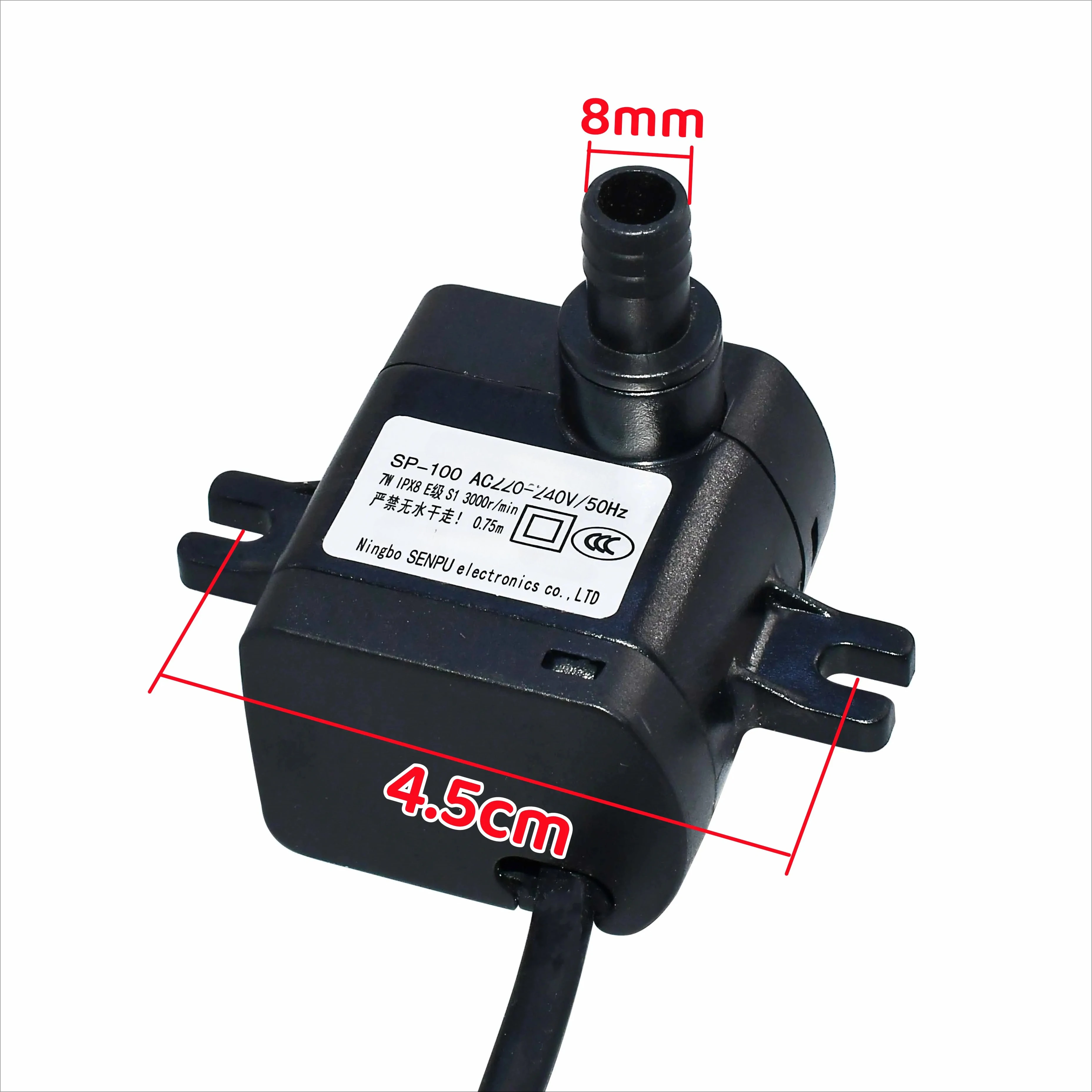 SP-100 AC220-240V/50hz Air Conditioner Fan Submersible Pump Universal Accessories