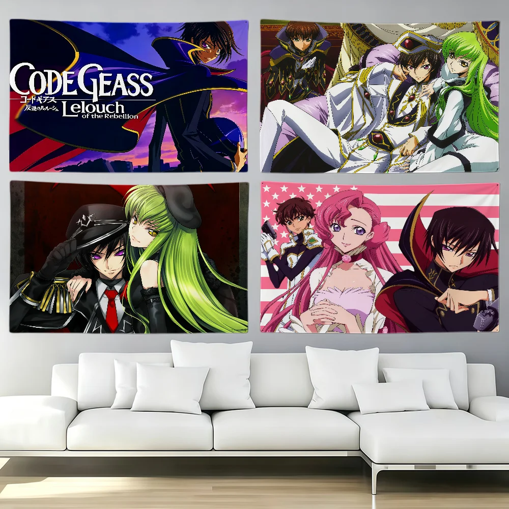 C-Code Geass Lelouch Of The Rebellion Flag Party Club Outdoor Interior Wall Decoration Banner Fans Gift Print Decor Flag