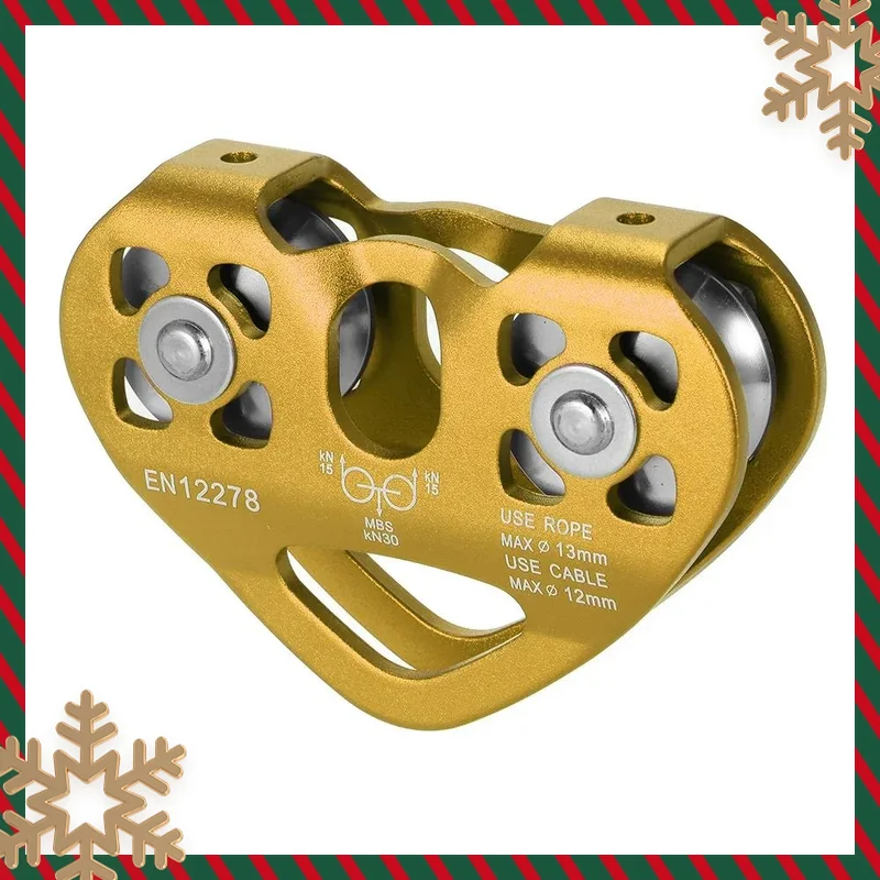 

Lixada 30 кН кабельный шкив с шарикоподшипником, аксессуары для скалолазания на открытом воздухе, спасательный шкив из алюминиевого сплава