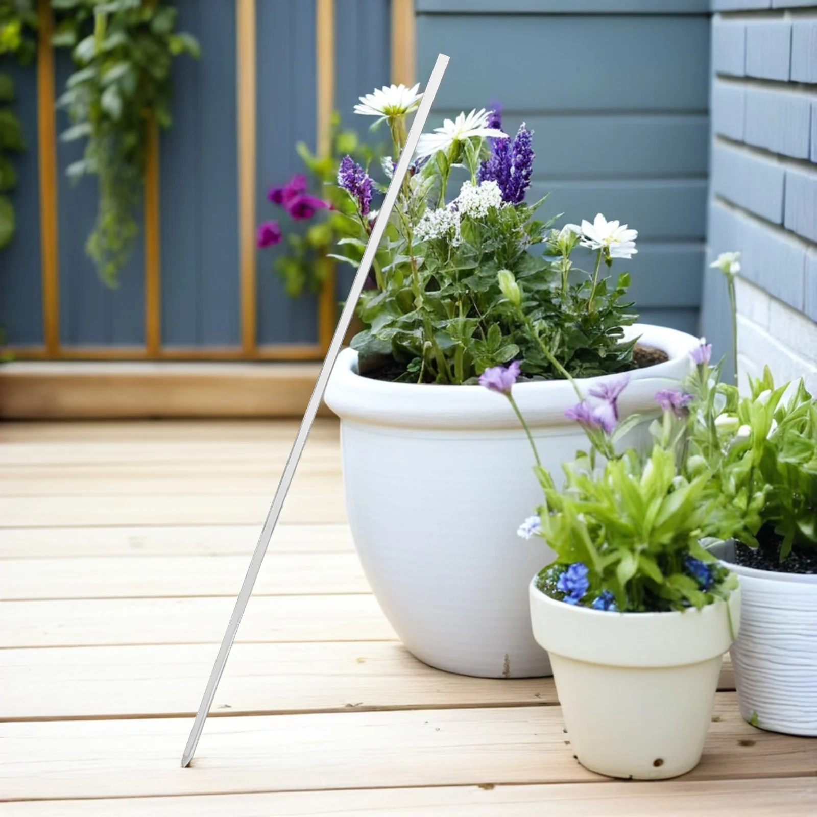 

10pcs Plant Stakes Garden: Clear Acrylic 40Cm Sturdy Orchid Support Sticks For Outdoor Indoor Climbing Vines Trellis