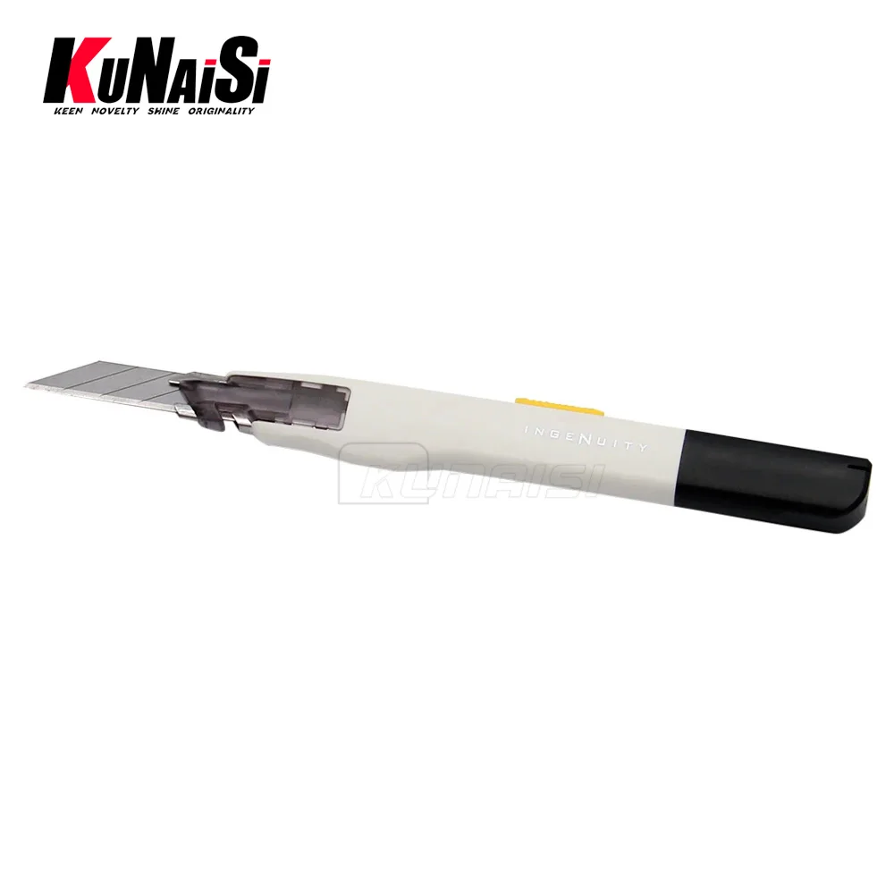 KUNAISI Anti-shaking Utility Knife Automatic Locking box cutter cute RetracCtable cuchillos For Wallpaper Sculpture Snap Off Cut