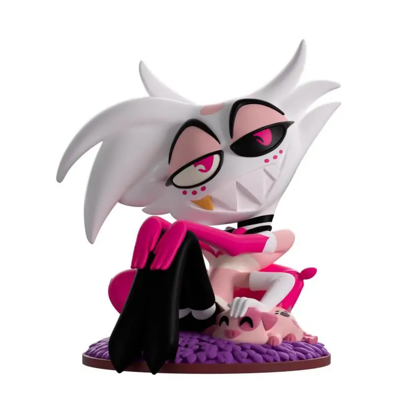 9.6Cm Pvc Youtooz Hazbin Hotel Angel Dust Game Action Figure Collectible Model Ornaments Garage Kit Doll Toys Gift