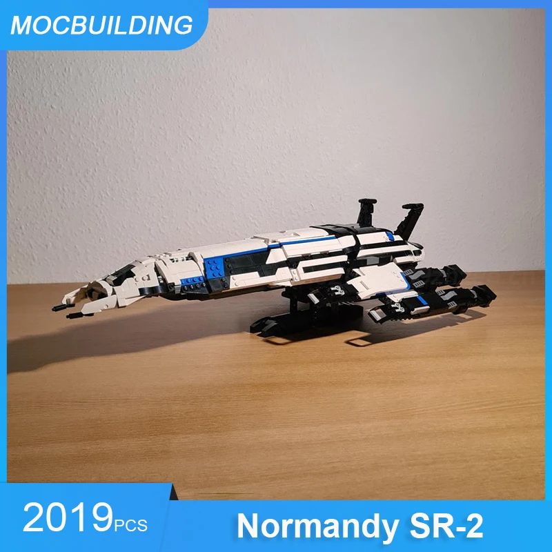 MOC Building Blocks Normandy SR-2 with Interior and Shuttle Model DIY Assemble Bricks Educational Creative Toys Gifts 2019PCS