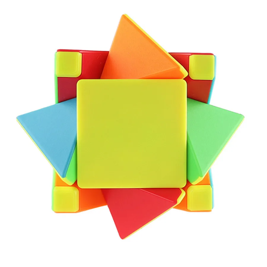 Fanxin 3X3 Third-order X Oblique Rotation Magic Cube Shaped Puzzle Decompression Magic Cube Early Education Children's Toy