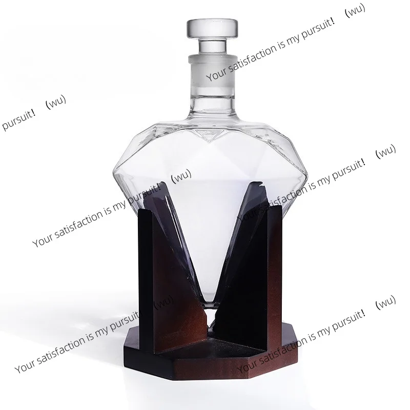 Suitable for whiskey set, diamond decanter, borosilicate glass dispenser, craft wine