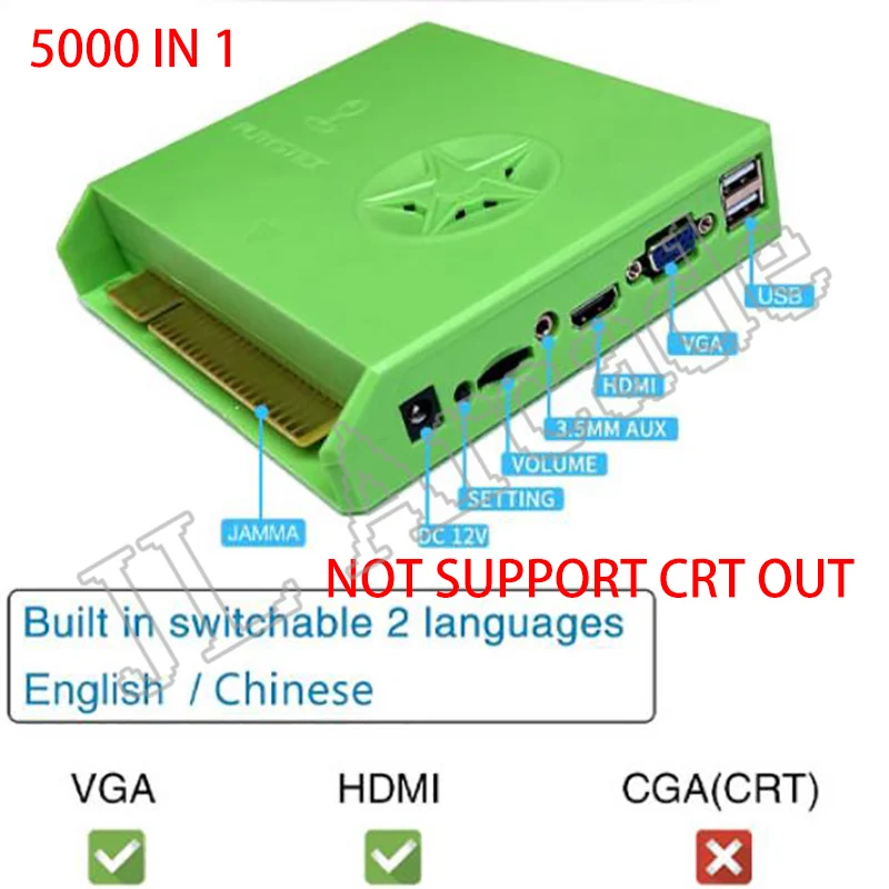 Arcade Pandora Saga DX 5000 / 9800 in 1 Box Special Jamma Mainboard PCB Joystick Game Console Cabinet Machine HDMI VGA