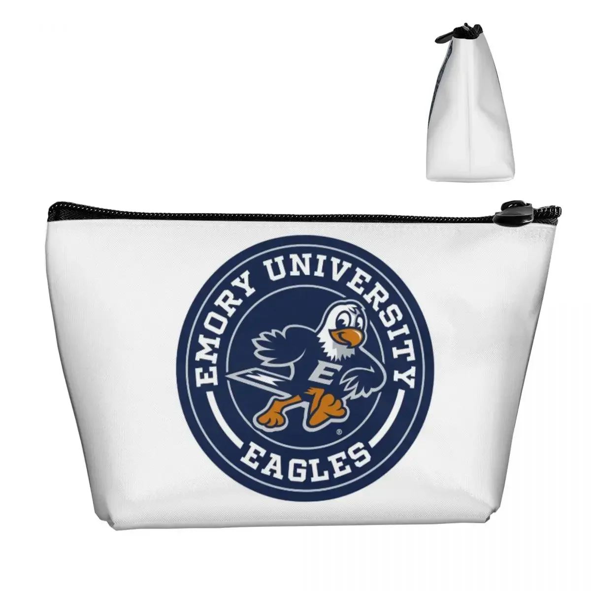 Emory University Eagles Circle Travel Cosmetic Bag  Storage Bag Cosmetic Case Cosmetics Organizer For Women Ladies Gift