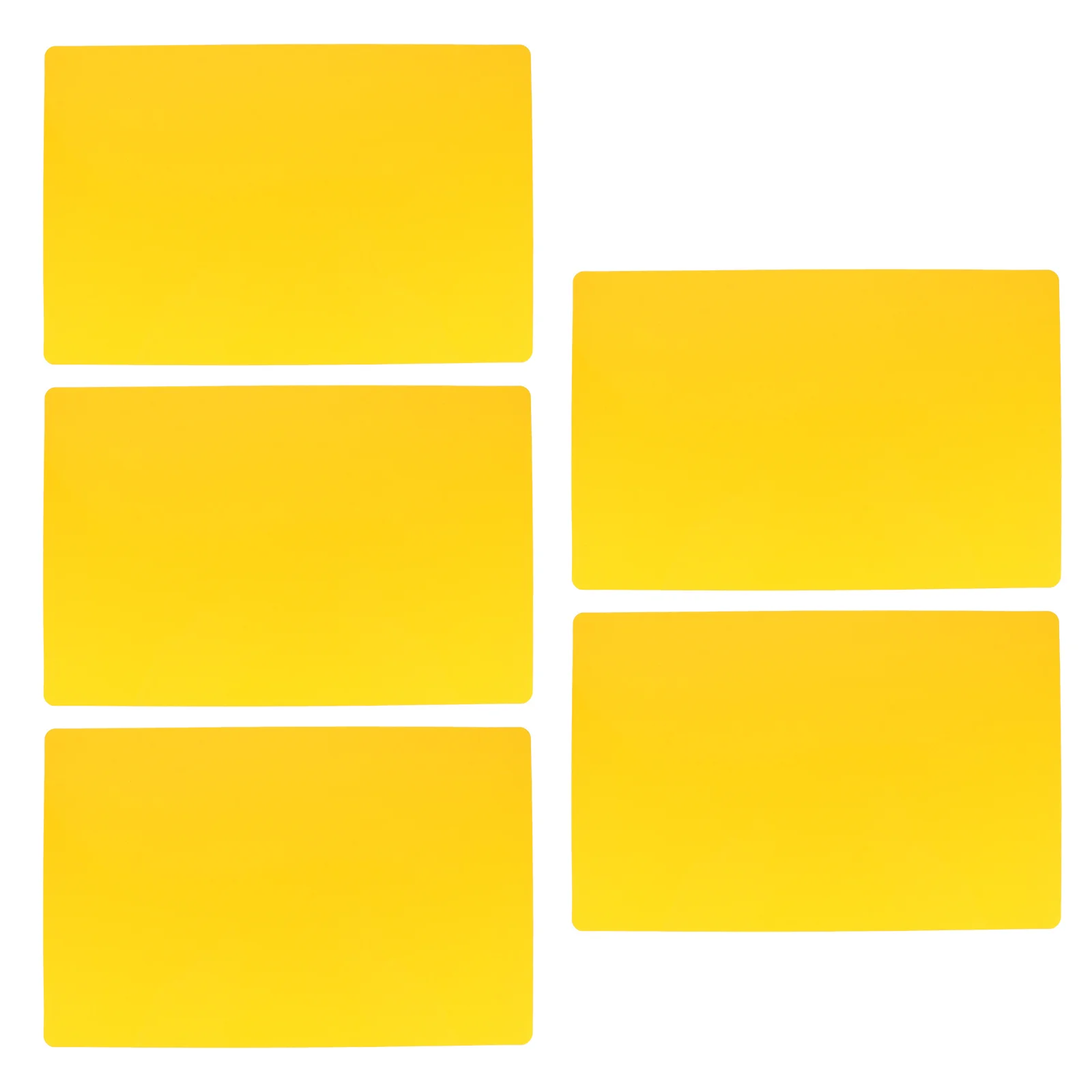 5Pcs A4 Lightweight Writing Pad Anti Scratch Sturdy Design Desk Mat for Home School College Office Anti Scratch Wrting Pad