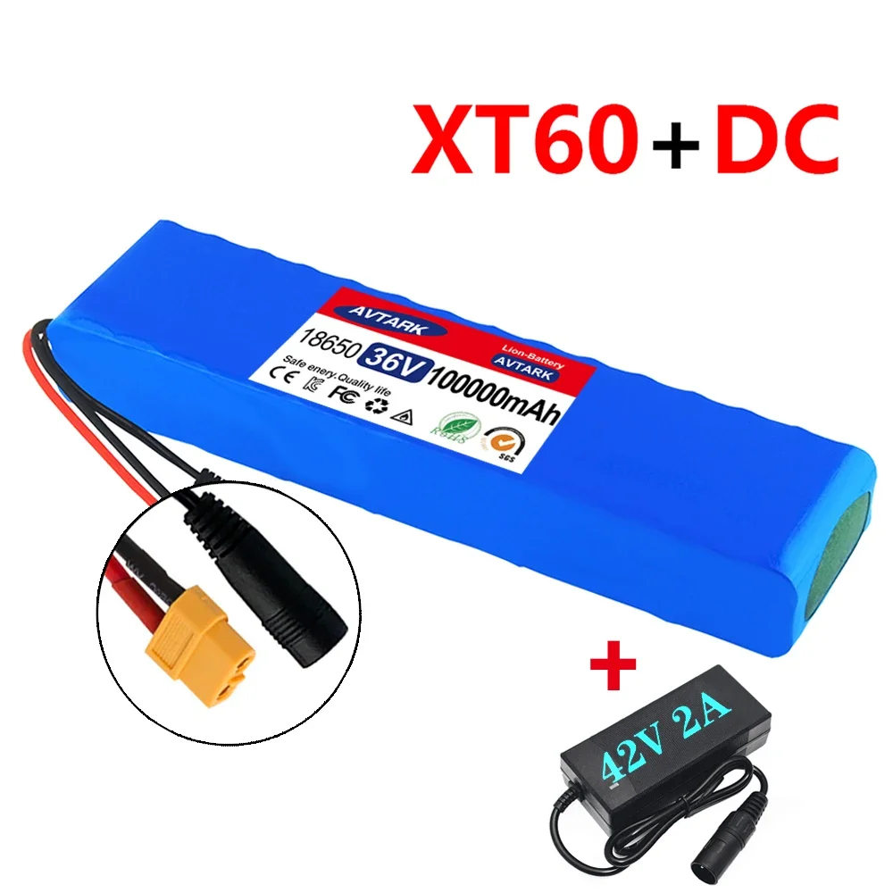 NEW 10S3P 36V 100Ah Battery ebike Battery Pack 18650 Li-ion Batteries 1000W For High Power Electric Scooter Motorcycle Scooter
