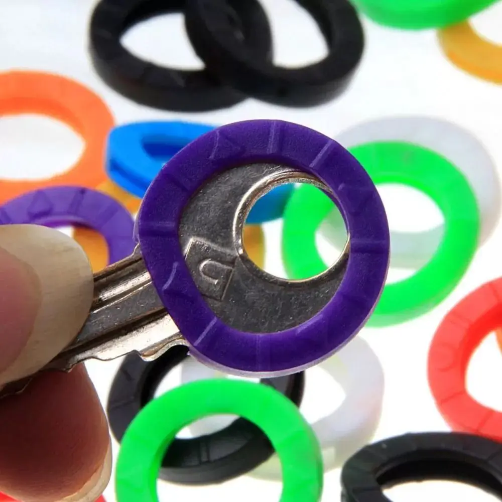 New Elastic Key Cap Multicolor Soft Key Case Silicone Key Accessories Key Protector