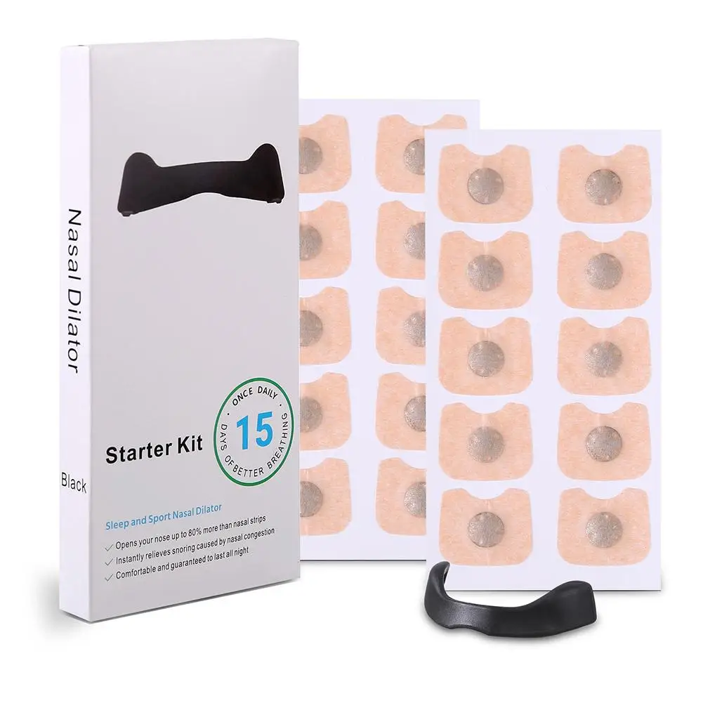 

Nasal Breathing Dilators Sleep Sport Nasal Strip Starter Kit Anti-Snoring Nose Strips Enhance Breathing Oxygen Flow Nose Patch