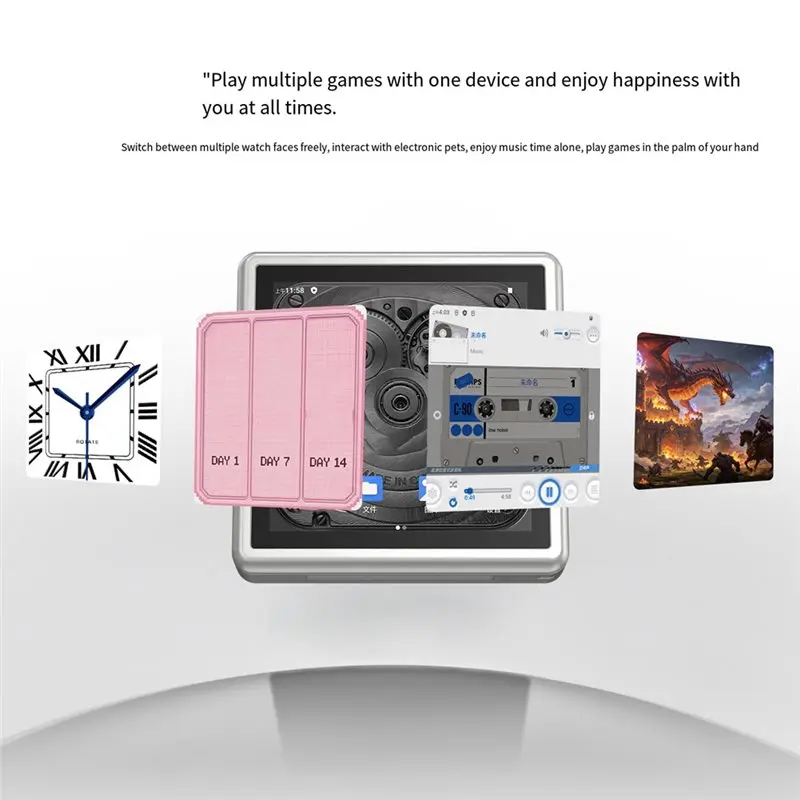 A97I-RG Rotate Handheld Game Console 3.5" IPS Rotating Screen Android Aluminum Alloy 2000 Mah Retro Games Player AI view 5