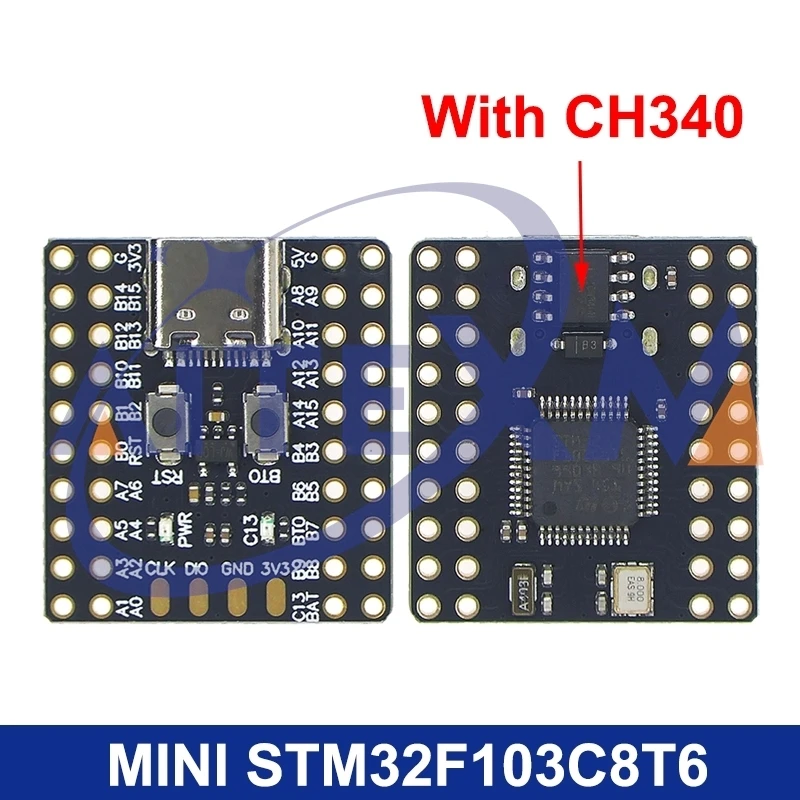 Mini STM32F103C8T6 CH340 STM32F103 Development Board Microcontroller Core Board ARM Architecture Minimum System Correx-M3