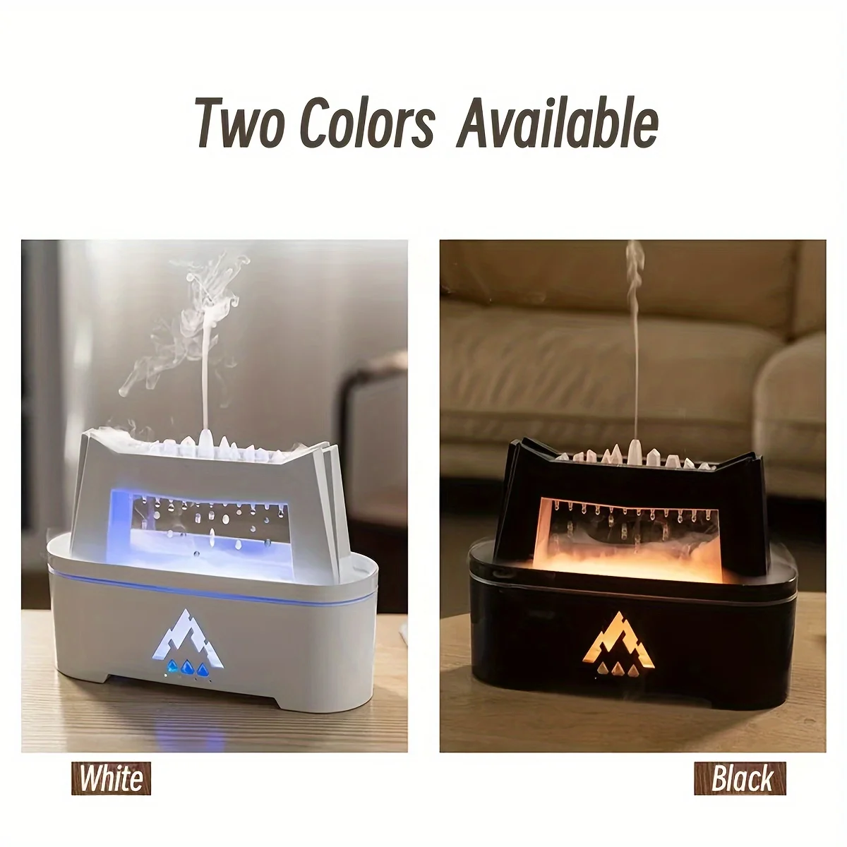 10.14oz Raindrop Ultrasonic Humidifier Essential Oil Diffuser with LED Light Whisper Quiet, Auto Shut-Off Perfect for Meditation