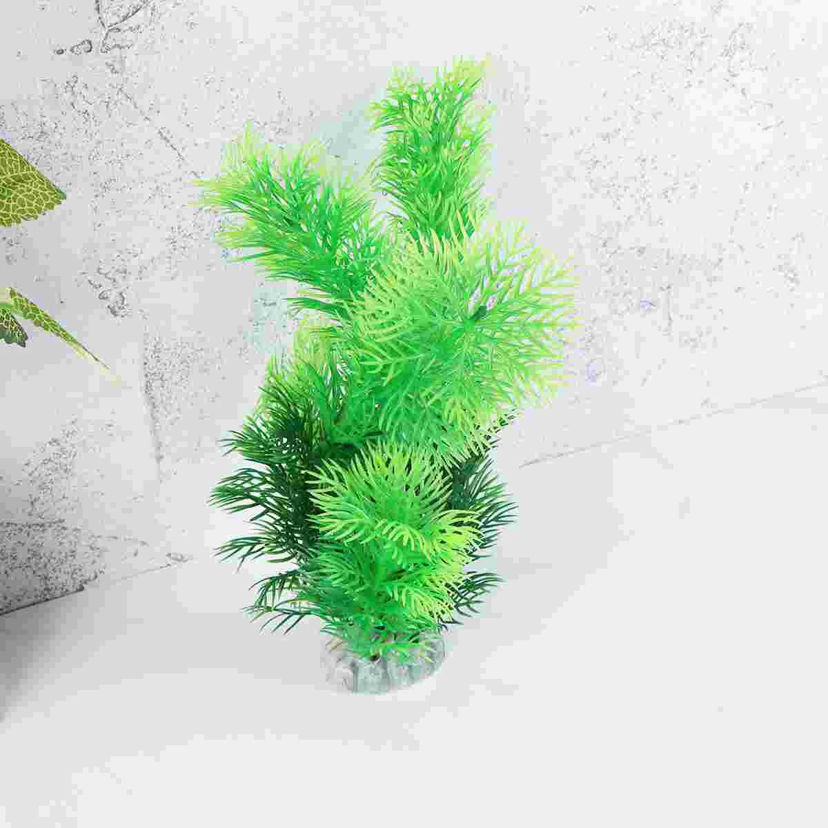 

5 Pcs Fake Plant Artificial Plants Fish Tank Aquarium Ornament Aquatic Simulated Water Grass