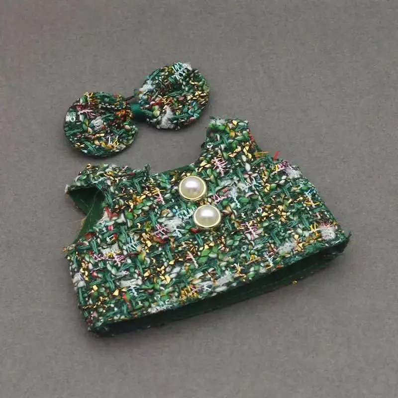 for 17CM LABUBU clothes Dolls  Girl Kid Gift Labubu clothes luxury Cute 17CM Doll Outfit Accessories Classic Dress Set