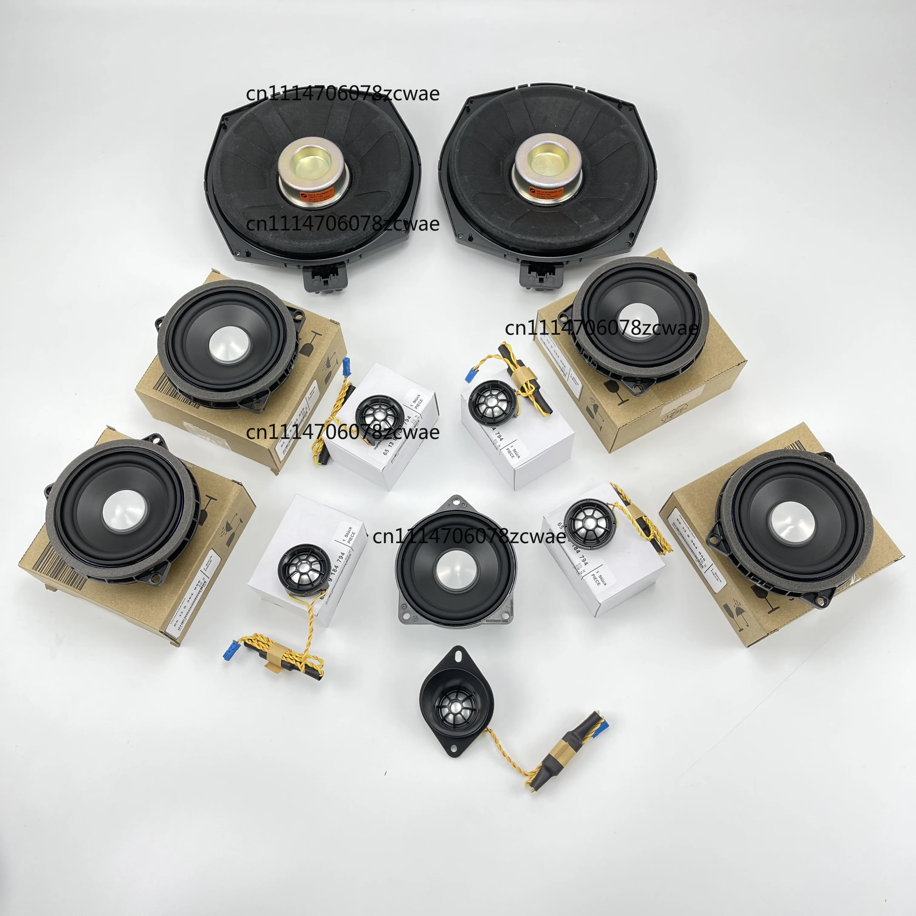Car Audio System Speaker Set for BMW 3 5 Series G30 F30 F10 F20 E90 Tweeter Midrange Center Subwoofer Auto Accessories