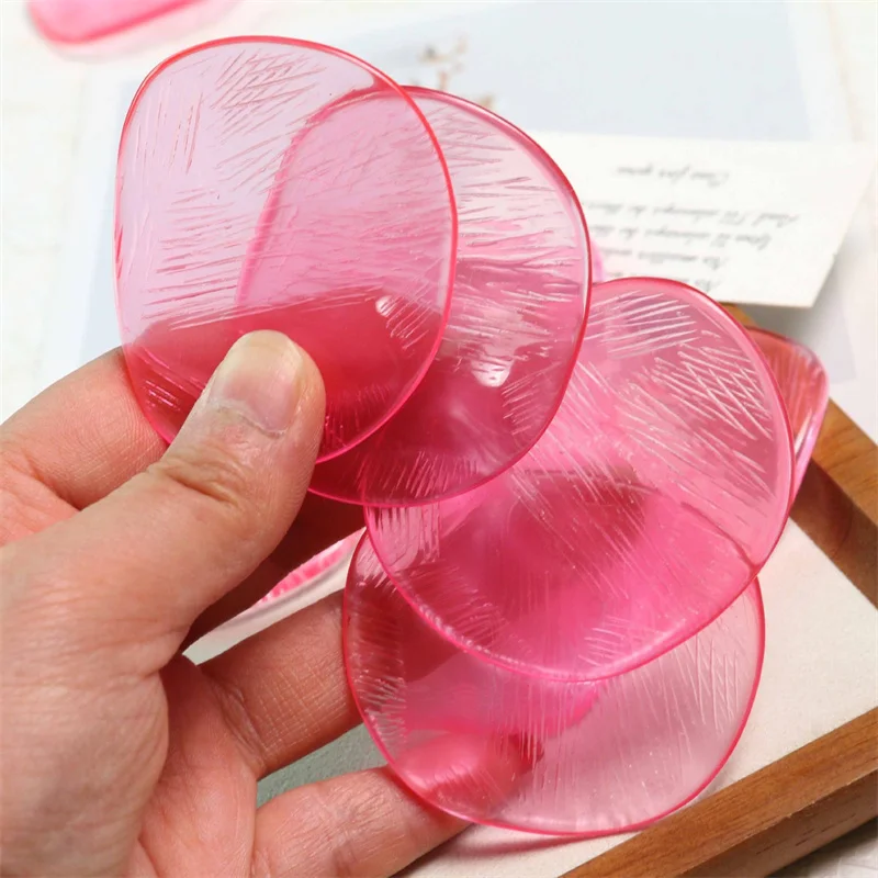 Freies verschiffen 30 teile/los rosa farbe druck geometrie Unregelmäßige oval form acryl perlen diy schmuck zubehör