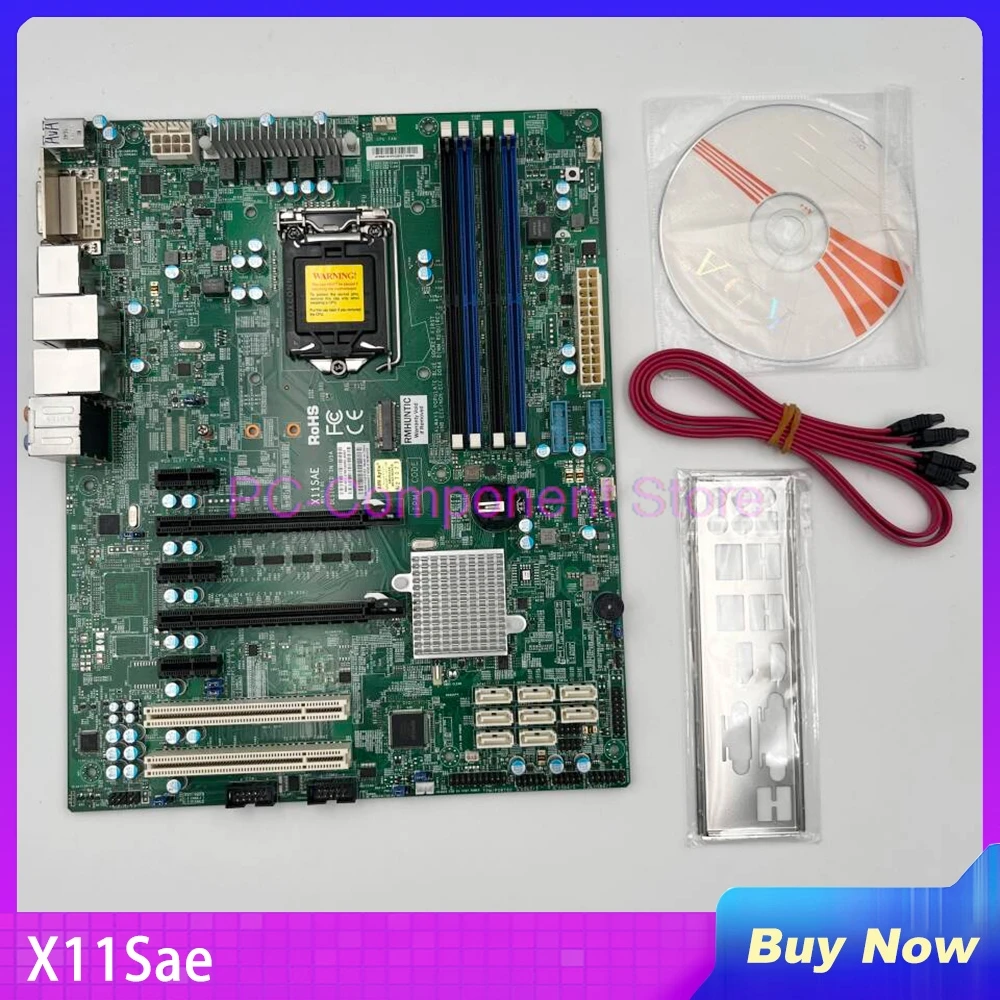 

For Supermirco Single Socket C236 Server Workstation Motherboard X11Sae