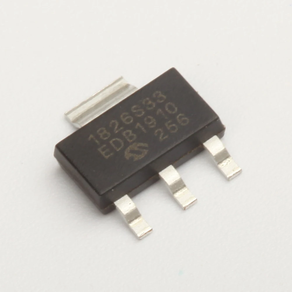 MCP1826ST-3302E/DB  MCP1826S-3302E/DB 1826S33 3.3V 1A SOT223-3  5pcs/lot