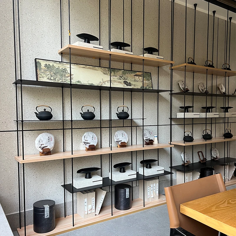Wine rack, minimalist hanger, bookcase, storage rack, club floor display rack