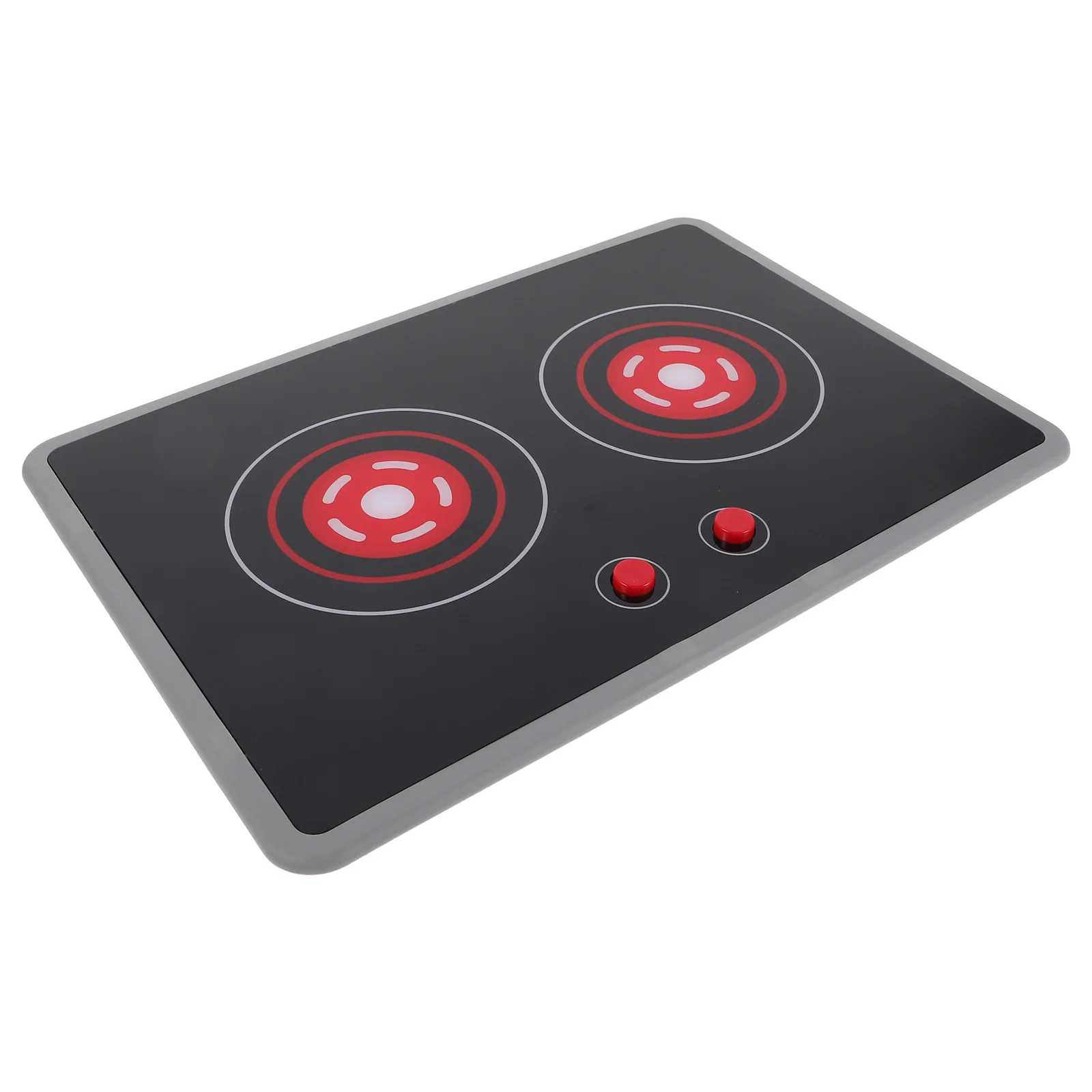 Simulado fogão de indução brinquedos cozinha jogar queimador elétrico cooktop utensílios de cozinha fingir aparelho de plástico