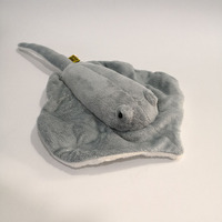 Simulated Animal Mobula Devil Ray Flying Fish Rajiformes Stingray Sea Ocean Wild Nature Model Plush Toy Stuffed Doll Girl Gift