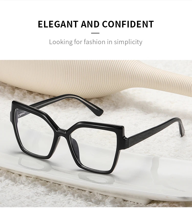 Legierung Rahmen Brille Vollrand Brillen Frauen Frühling Scharniere Kurzsichtig Oculos De Grau Brille 95977 – Detail 3