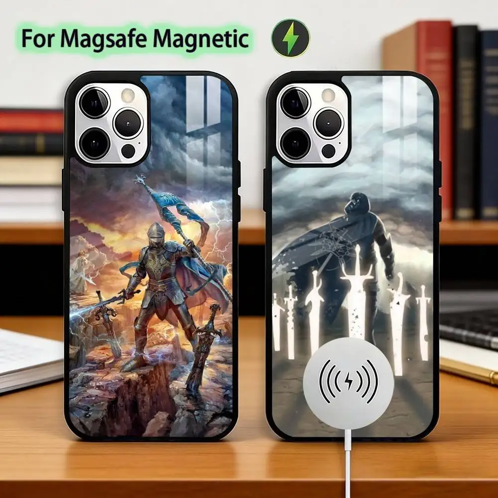 

Stormlight A-Archive Knights Phone Case For iPhone17,16,15,14,13,12,11 Plus,Pro Magnetic For Magsafe Wireless Charging