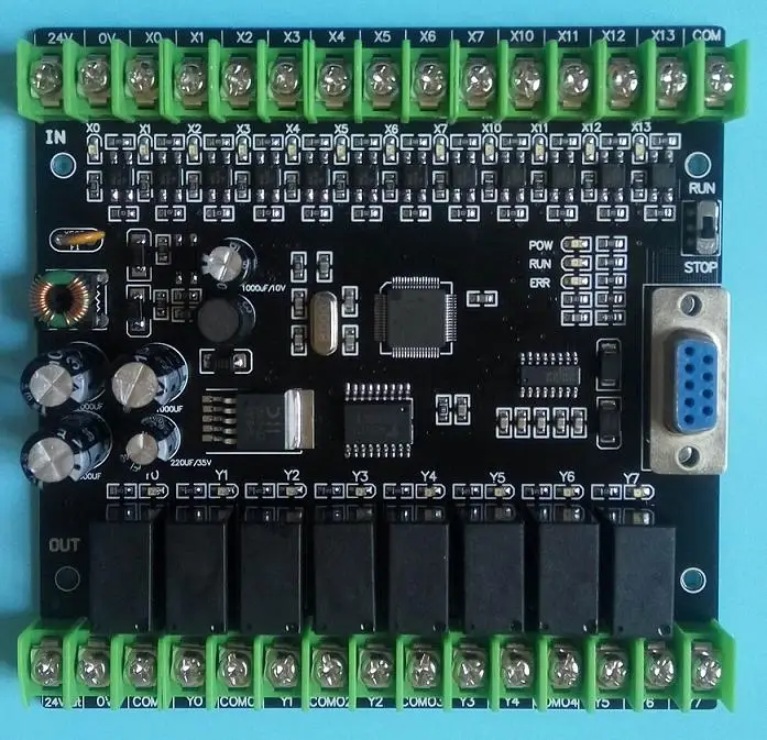 

Промышленная плата ПЛК FX1N-20MR FX1N-20MT Плата Программируемый контроллер ПЛК