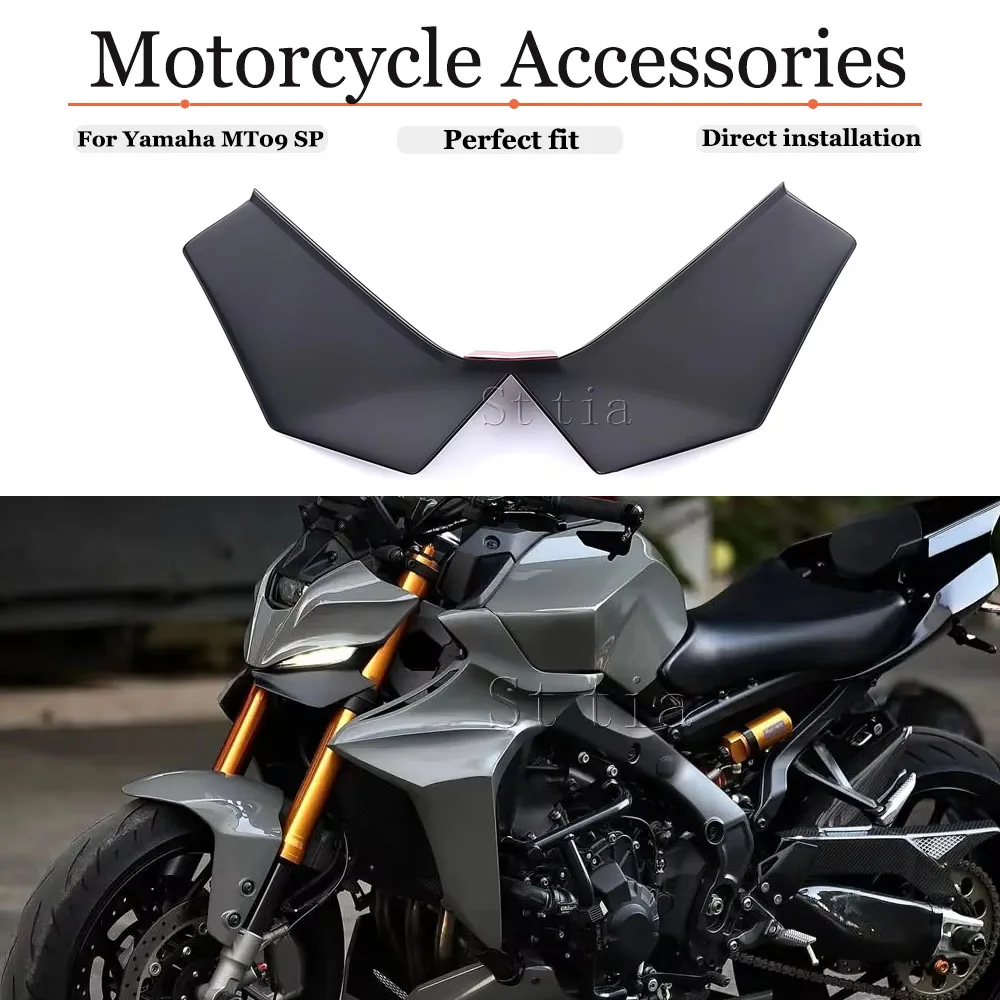 For Fit YAMAHA MT-09/SP WING DOWNFORCE NAKED FRONTAL SPOILERS MT09 2024 2025 Front Spoiler Lower Spoiler Lower Lip
