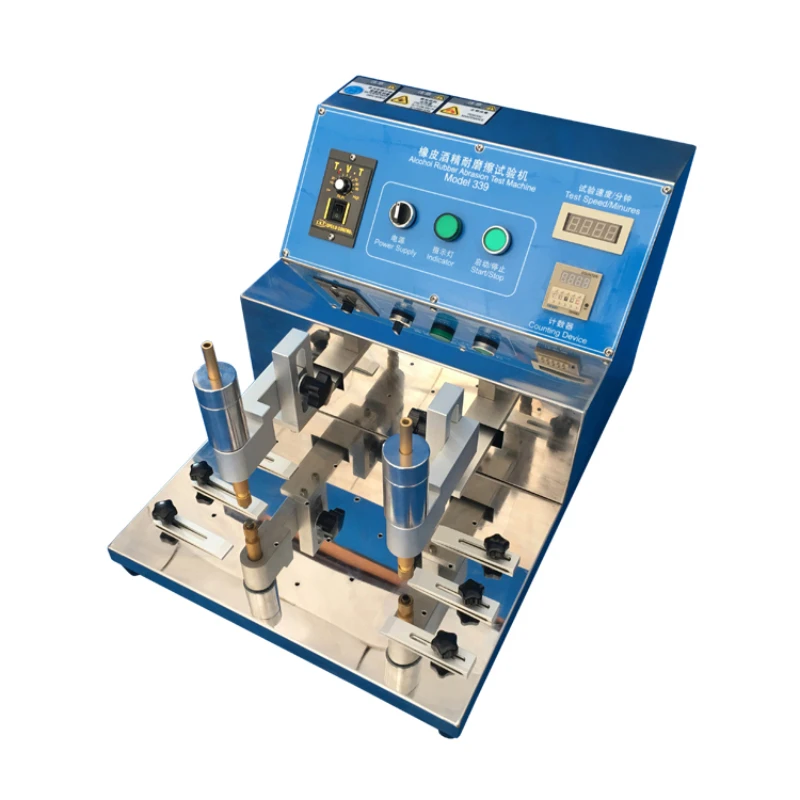 

339 Alcohol Abrasion Resistance Tester Non-conductive Coating Surface