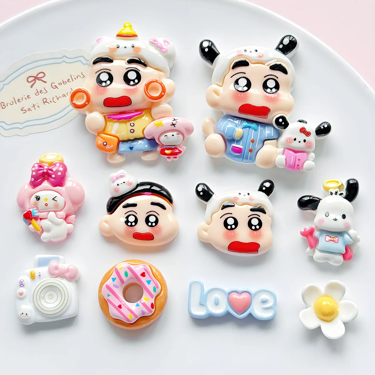 10Pcs Cute Cartoon Anime Resin Shoe Charms For Clogs Hole Sandals Decoration Slippers Accessories For Children Girls Party Gifts