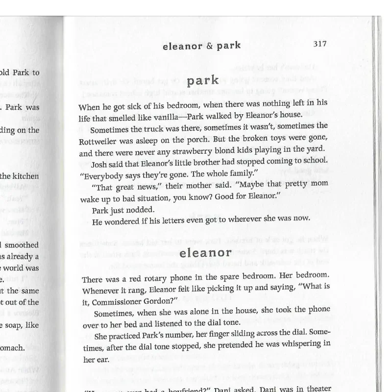 Imagem -04 - Eleanor And Park Uma Romance de Rainbow Rowell Livro de Inglês Mais Vendido de Bolso