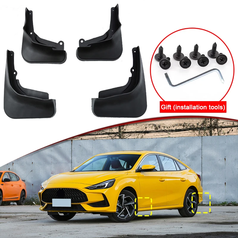 

Car Styling For MG GT 2021 2022 2023 2024 ABS Car Mud Flaps Splash Guard Mudguards MudFlaps Front Rear Fender Auto Accessories