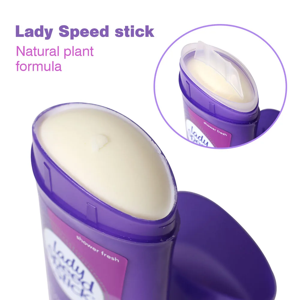 Lady Speed Stick Invisible Dry And Odor Removing Armpits Antiperspirant Deodorant Shower Fresh 1.4 oz For Men Women