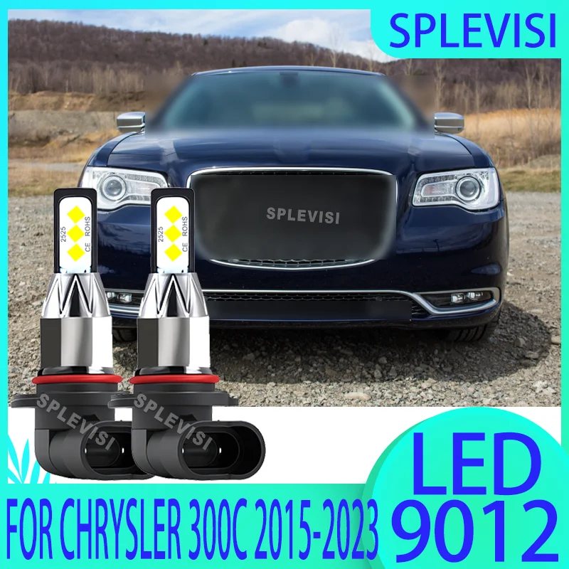 

2pcs The Definitive 9012 HIR2 LED Car Headlight Upgrade - 2525 CSP & IP67 60w For Chrysler 300C 2015 2016 2017 2018 2019-2023