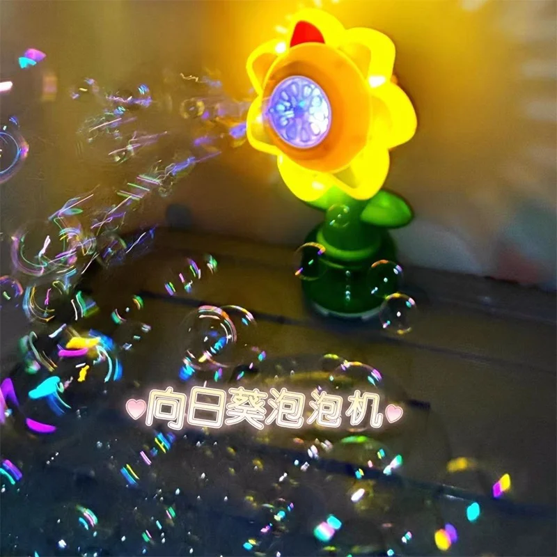 رائجة البيع سيارة شنت آلة فقاعة ملونة التحكم عن بعد سقف السيارة آلة فقاعة مضيئة عباد الشمس فقاعة سقف السيارة الحلي