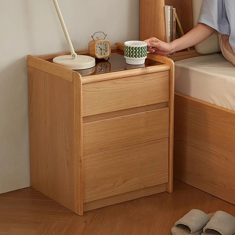 أدراج خشبية بجانب السرير وغرفة النوم وخزائن القهوة المتنقلة للتخزين ومنضدة فاخرة وأثاث فندق موبليس الحديث