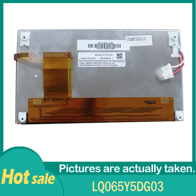 

100% Working LQ065Y5DG03 6.5inch 800*480 TFT Lcd Display Screen