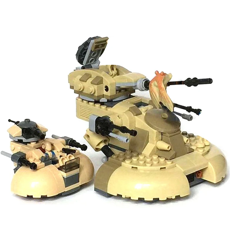 Disney MOC AAT Tank Building Block Model  Bricks DIY Toys for children Game Weapon Weapon Model Compatible with Star Plan Toys