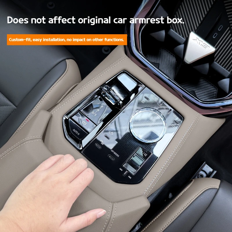 For BMW X3 G45 2025 Car Central control gearshift panel gear position Seamline coverings for car interior decoration accessories