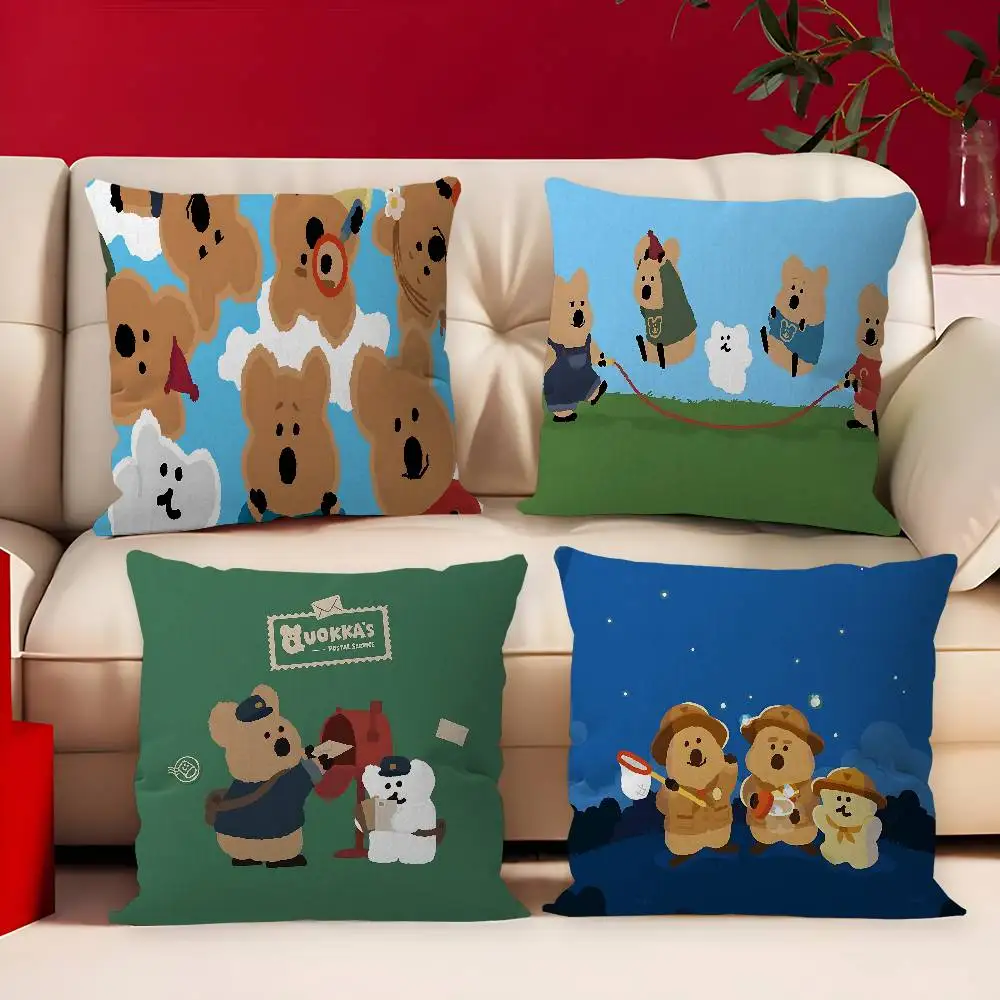 Quokka Brand D-dinotaeng-S Personalized Pillow Dust Cover Bedroom Kids Party Decoration Pillowcase Birthday Children Gift